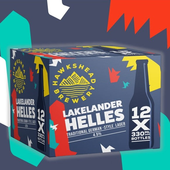 Hawkshead Lakelander Helles Lager 12x330ml Bottle Case