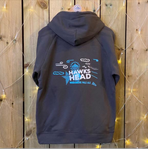 Hawkshead Brewery - *NEW* WINDERMERE PALE ALE GREY HOODIE