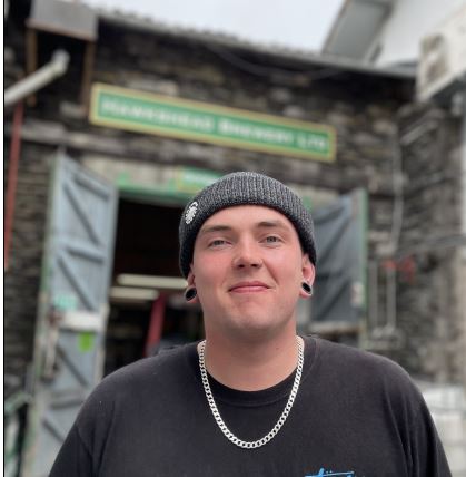 Hawkshead Brewery Chunky Knit Black Beanie