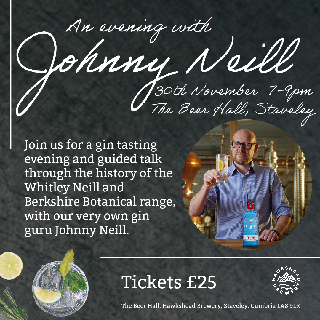 An Evening with Johnny Neill - Gin Tasting