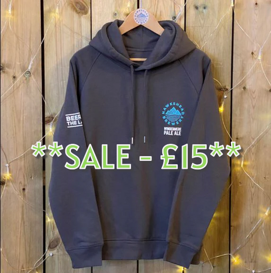**SALE** Windermere Pale Ale Grey Hoodie - only £15
