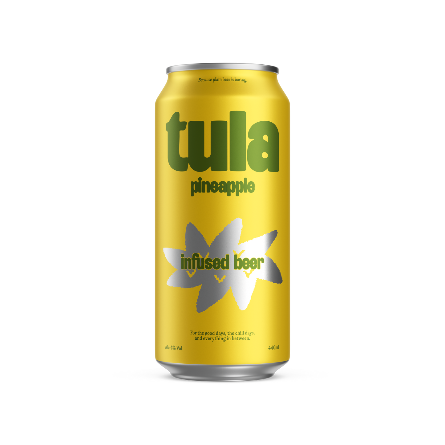 tula pineapple infused beer (4%) 12x440ml Can Case