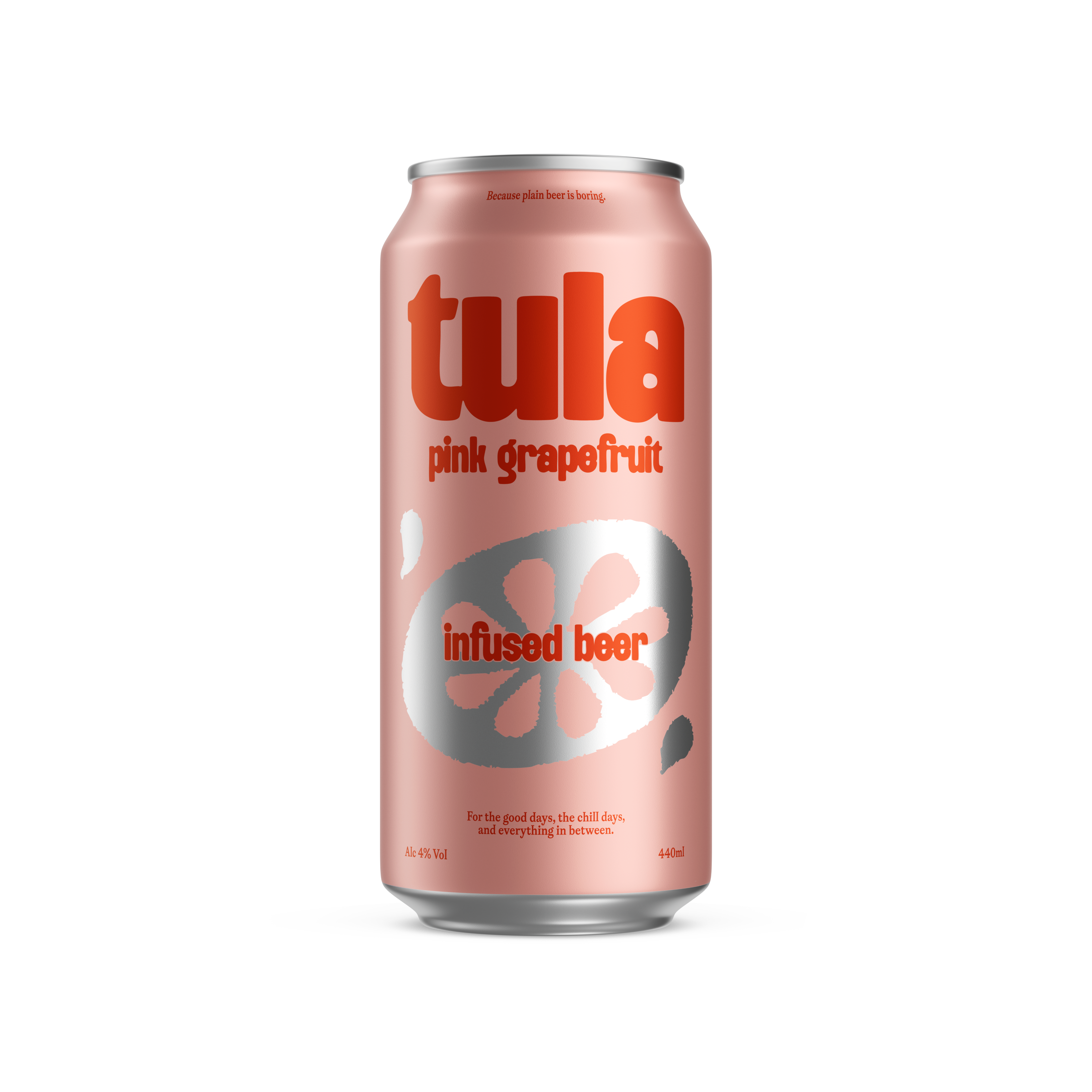 tula pink grapefruit infused beer (4%) 12x440ml Can Case