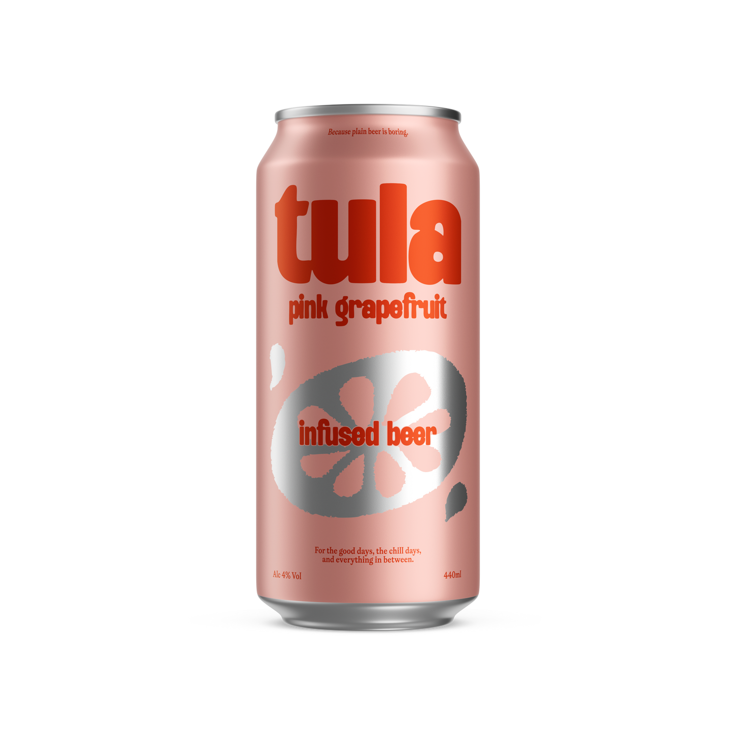 tula pink grapefruit infused beer (4%) 12x440ml Can Case