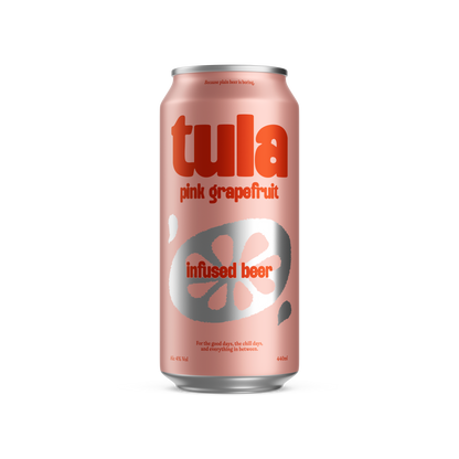 tula pink grapefruit infused beer (4%) 12x440ml Can Case