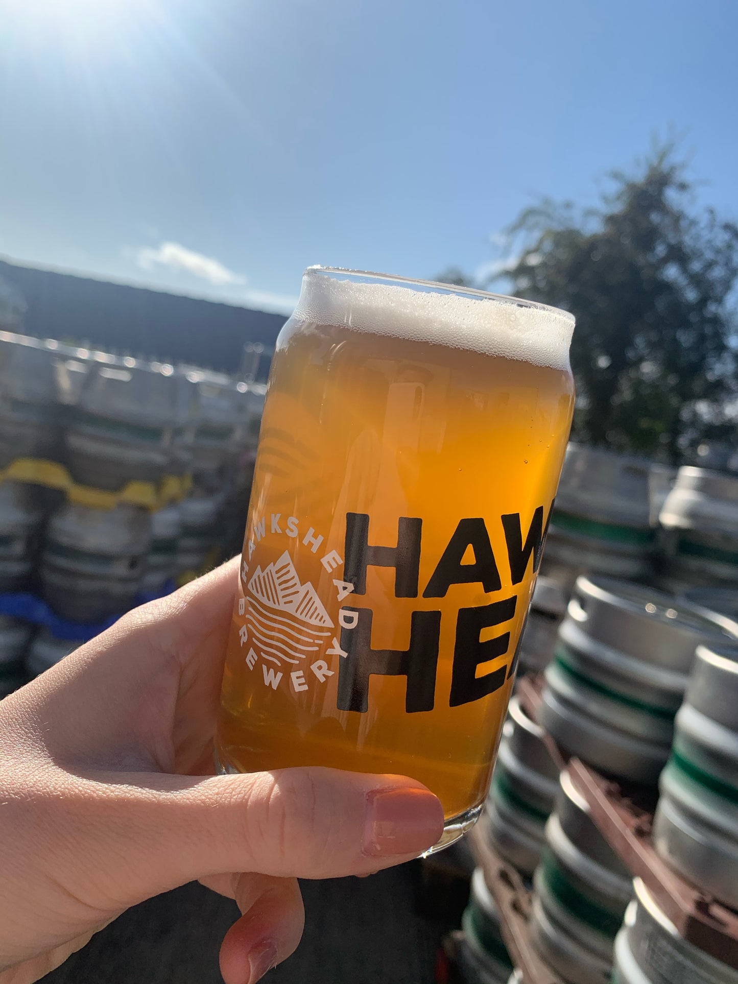 Hawkshead Can Shaped Glass