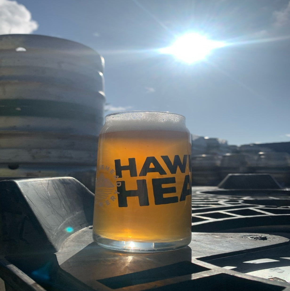 Hawkshead Can Shaped Glass