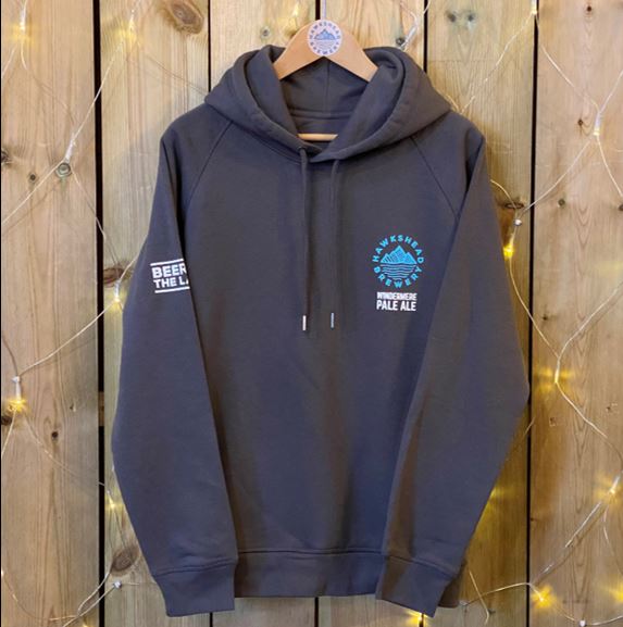 Hawkshead Brewery - *NEW* WINDERMERE PALE ALE GREY HOODIE