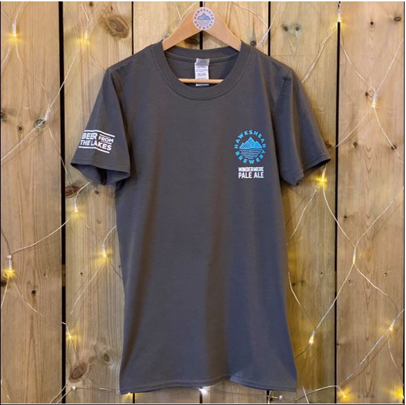 Hawkshead Brewery - *NEW* WINDERMERE PALE ALE GREY T-SHIRT